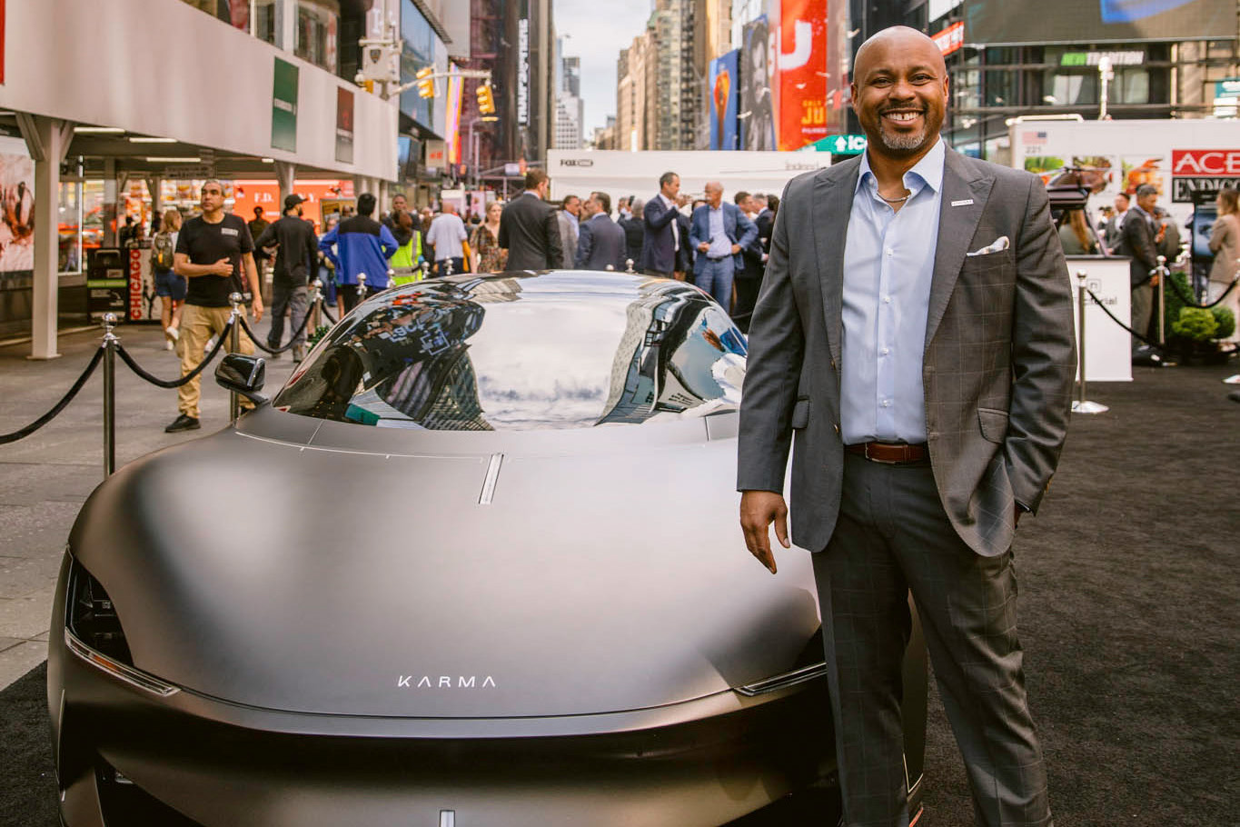 Karma Automotive Partner Factorial Rings Nasdaq Opening Bell